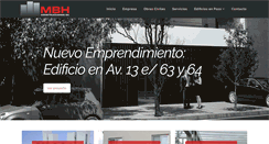 Desktop Screenshot of mbhconstrucciones.com.ar